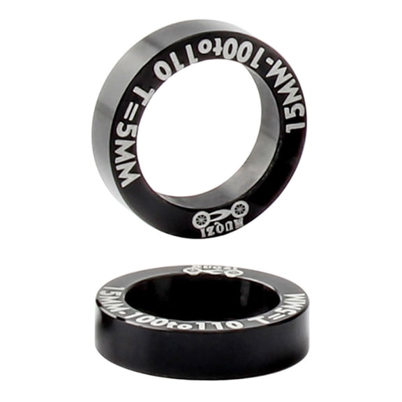 STOBOK 2Pcs Bike Brake Screw Washers Black Aluminum Alloy Strong Structure Flat Washer