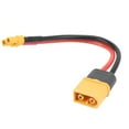 thumbnail image 1 of LAFGUR XT60 Male To XT30 Female Plug,10cm XT60 Male To XT30 Female 16AWG Plug Connector Adapter Cable For RC Lipo Battery,Cable For RC Car/Plane/Drone LiPo, 1 of 8