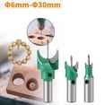 thumbnail image 4 of 6-30mm Buddha Beads Ball Milling Cutter 10mm Shank Router Bit Woodworking Tools 10x14, 4 of 9