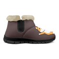 thumbnail image 6 of CHAQLIN Womens Hike Footwear Faux Fur Lining Cute Fox Print Ankle Booties Ladies Comfortable Work Short Boots Outdoor Rain Boots Outdoor, 6 of 9
