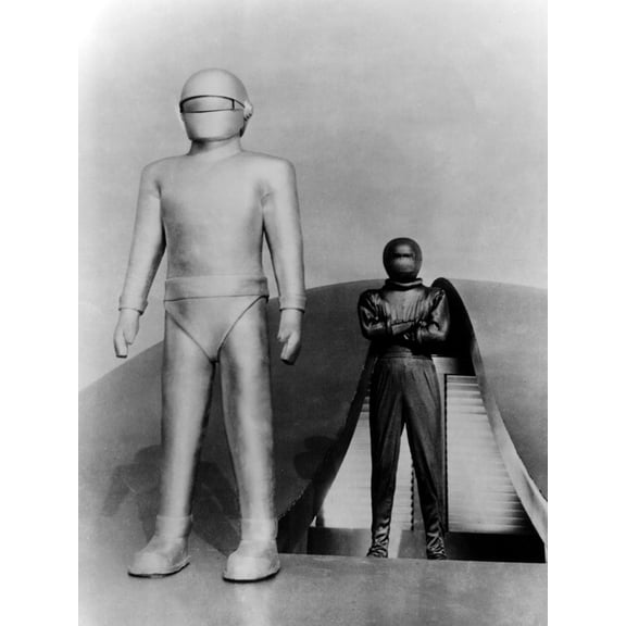 Art.com The Day the Earth Stood Still, Gort, Michael Rennie, 1951 Photo, 18" x 24"