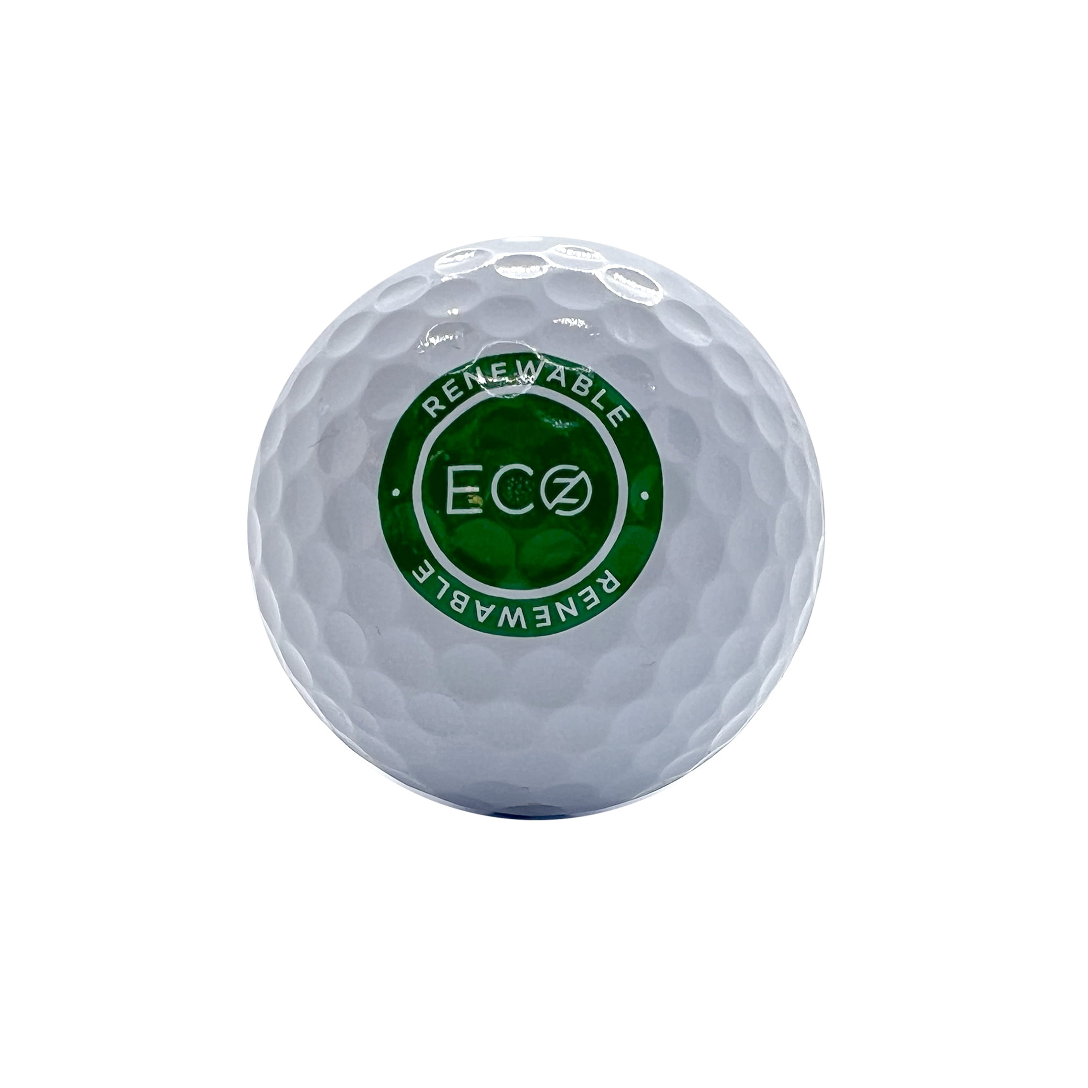 (2 pack) Zero Friction ECO Z Golf Balls, White Dimple, 12 Count