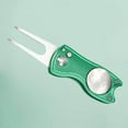 thumbnail image 2 of facefd Golf Pitch Divot Repair Switchblade Ball Marqueur Groove Cleaner Green, 2 of 5