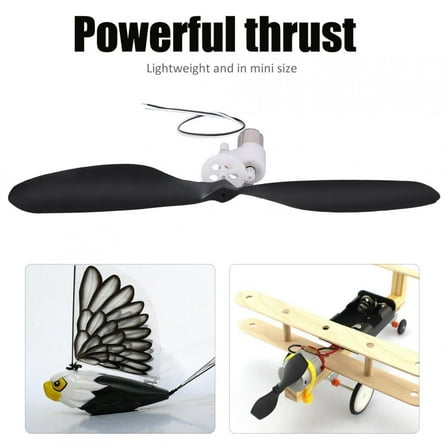 Gupbes RC Motor, RC Accessory, With Propeller Toy Plane Remote Control Plane For Toy Aircraft Drone
