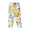 thumbnail image 4 of Fotbe Ducks and Anchors Women's Pajama Pants,Sleepwear Pants,Pj Bottoms Drawstring And Pockets-Small, 4 of 9