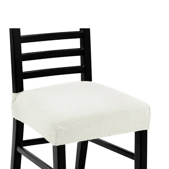 AUQ Chair Flexible Slipcover for Bench Seat,Relaxing Chair Covers for Living Room,Practical Ottoman Cover Rectangular,Ivory