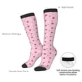 thumbnail image 4 of Naloa Strawberries Thigh High Socks Extra Long Stretchy Sock Women Over Knee High Opaque Stocking Daily Wear, 4 of 6