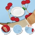 thumbnail image 4 of Round Picnic Table Cloth 100% Waterproof & Oil Proof, Elastic Fitted Table Cover for 36"-44" Round Tables, for Dining, Camping, Outdoor, 4 of 7
