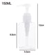 thumbnail image 2 of Dispensador de champú y acondicionador de 150 ml, paquete de 3 botellas vacías con bomba, reutilizables, recargables para gel de ducha, acondicionador, loción, desinfectante de manos, 2 of 5