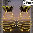 thumbnail image 1 of 2 uds lámpara Solar de piña de hierro impermeable LED lámpara con alambre de cobre para jardín luz decorativa de paisaje 2 uds ANGGREK Otros, 1 of 8