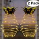 thumbnail image 1 of 2 uds lámpara Solar de piña de hierro impermeable LED lámpara con alambre de cobre para jardín luz decorativa de paisaje 2 uds ANGGREK Otros, 1 of 8