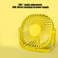 thumbnail image 6 of Harpi Desk Fans Small Quiet, USB Table Fan Small Powerful Portable Quiet Tabletop Fan Adjustment Mini Fan for Better Cool Home Office Car Indoor Outdoor Fans on Sale and Clearance, 6 of 7