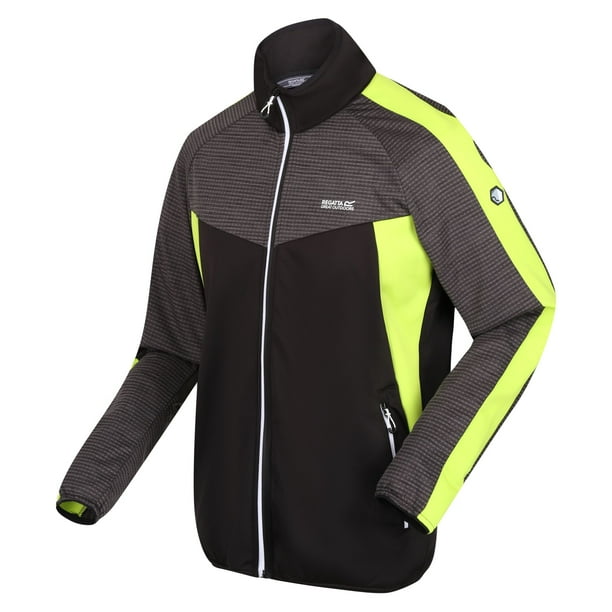 Regatta - Chaqueta Softshell Yare VI para Hombre (Naranja Oxidado, Azul Almirante)