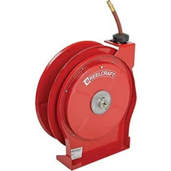 Reelcraft  0.38 in. x 50 ft. 300 PSI All Steel Compact Retractable Hose Reel for Air & Water