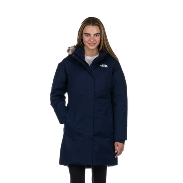 Parka Jump Down de THE NORTH FACE para mujer, azul marino Summit, talla S