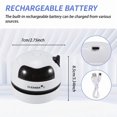 thumbnail image 4 of Desktop Cleaner Vacuum Cleaner for Home  Table Sweeper Mini Vacuum Cleaner USB Rechargeable Wireless Cleaner A, 4 of 8