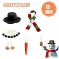 thumbnail image 2 of Christmas Snowman Decorating Making Kit Outdoor Fun Christmas Winter Holiday Party Snowman DIY Making Kit Decoration Gift, 2 of 3
