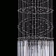 thumbnail image 4 of Candil de Cristal Cortado Gamalux Williams Krystal Discos de 4 Luces, 4 of 5