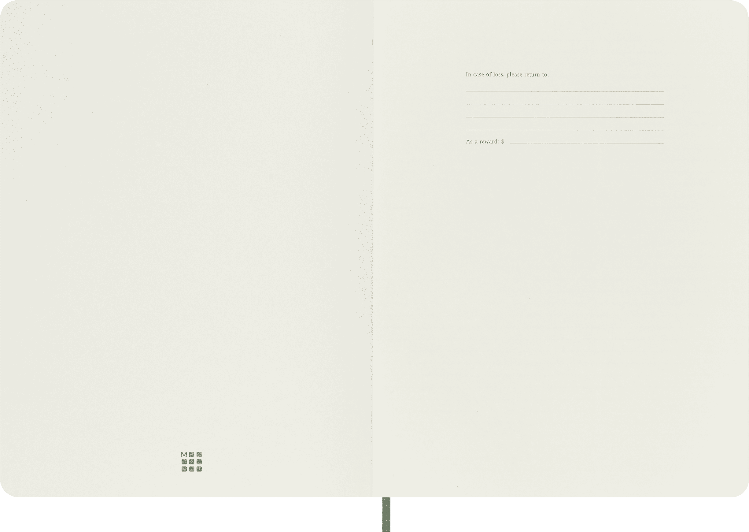 Moleskine Classic Notebook, Soft Cover, XL (7.5" x 9.75"), Dotted, Myrtle Green