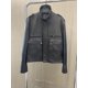 thumbnail image 3 of Chaqueta de cuero vintage auténtica para mujer, tendencia otoño invierno 2024, abrigo de moto de piel de cordero auténtica de alta gama, 3 of 5