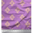 thumbnail image 1 of Soimoi Cotton Cambric Fabric Floral Block Decor Fabric Printed Yard 56 Inch Wide, 1 of 5
