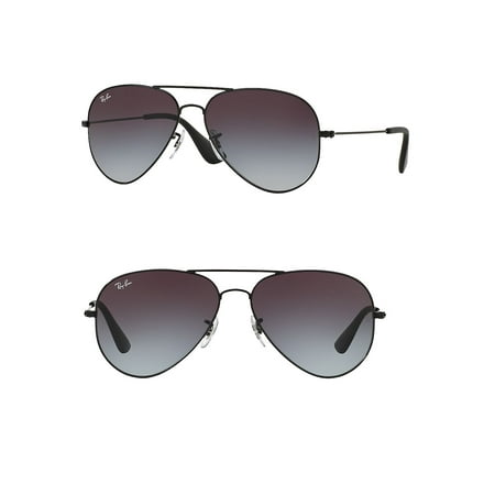 Ray-Ban Unisex RB3558 Aviator Metal Sunglasses, (Best Ray Ban Aviator Sunglasses)