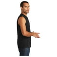 thumbnail image 3 of District Men's V.I.T. Sleeveless Muscle Tank Top Black X-Small, 3 of 4