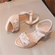 thumbnail image 3 of Sandalias de Tacón Alto para las Mujeres Punteado Strass Arco Estilo Verano Zapatos de Rendimiento para las Mujeres de la Escuela Secundaria Y los Niños, 3 of 6