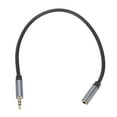 thumbnail image 2 of Cable de extensión de 3.5 mm, Cable de Extensión Auricular Sound de Sonido Amplio y Amplio Enchufe y reproduce 30 cm para teléfono Inteligente, 2 of 7