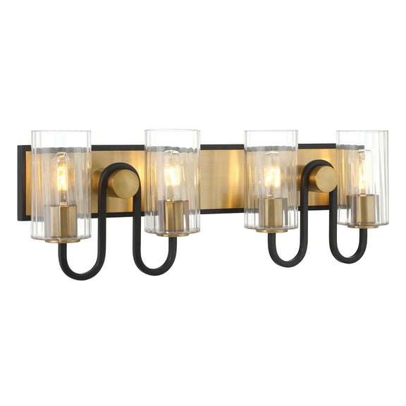 Minka Lavery 3764-876 Orla 4 Light 28" Wide Bathroom Vanity Light - Legacy Brass / Matte