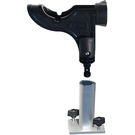 Pro-Series Cradle Rod Holder with Riser, Satin (2")