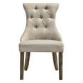 thumbnail image 5 of Acme Gabrian Upholstered Dining Side Chair in Reclaimed Gray (Set of 2) Indoor Dining Chairs, 5 of 5