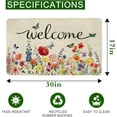 thumbnail image 3 of Hello Spring Door Mat Welcome Mat 30" X 17" Gnome Spring Welcome Mats Outdoor Decor Holiday Low-Profile Floor Mat Switch Mat for Indoor Outdoor, 3 of 6