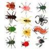 12 Pieces Bugs Scorpion Centipede Model Animals Action Figures Kids Joke Toy Playsets