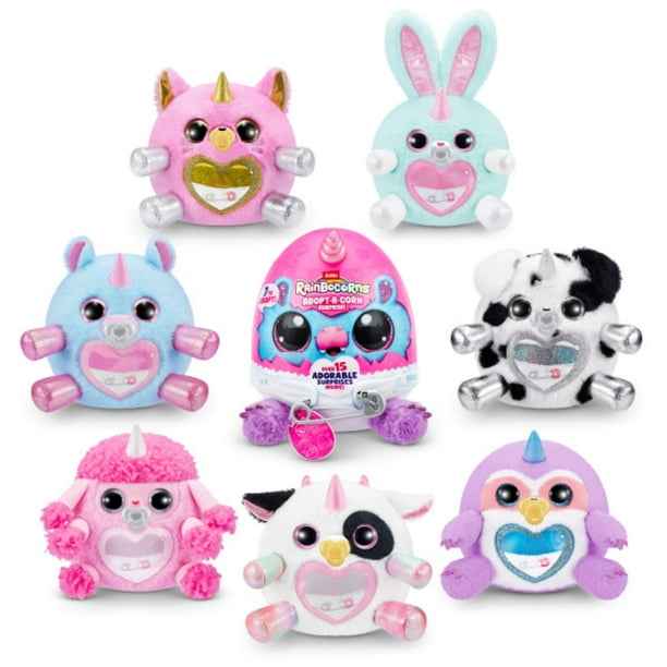 Rainbocorns, Adopt-A-Corn Surprise Plush Toy, Includes 15+