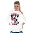 thumbnail image 3 of Betty Boop Sassy Kanji Comic Panels Women's Long Sleeve T Shirt Brisco Brands S, 3 of 6