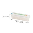 thumbnail image 3 of Leott Plastic Wrap Dispenser with Sliding Cutter, Aluminum Foil Dispenser, Reusable Plastic Wrap Dispenser, Suitable for Plastic Wrap, Tin Foil, Aluminum Foil and Baking Paper, 3 of 6