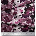 thumbnail image 3 of Soimoi polyester Crepe Fabric Two Tone With White Camouflage Decor Fabric Printed Yard 52 Inch Wide, 3 of 3