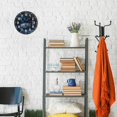 thumbnail image 4 of Yayeee 10" Wall Clock Battery Operated Quartz Round Silent Non-Ticking Home Decor, Window Earth, 4 of 6