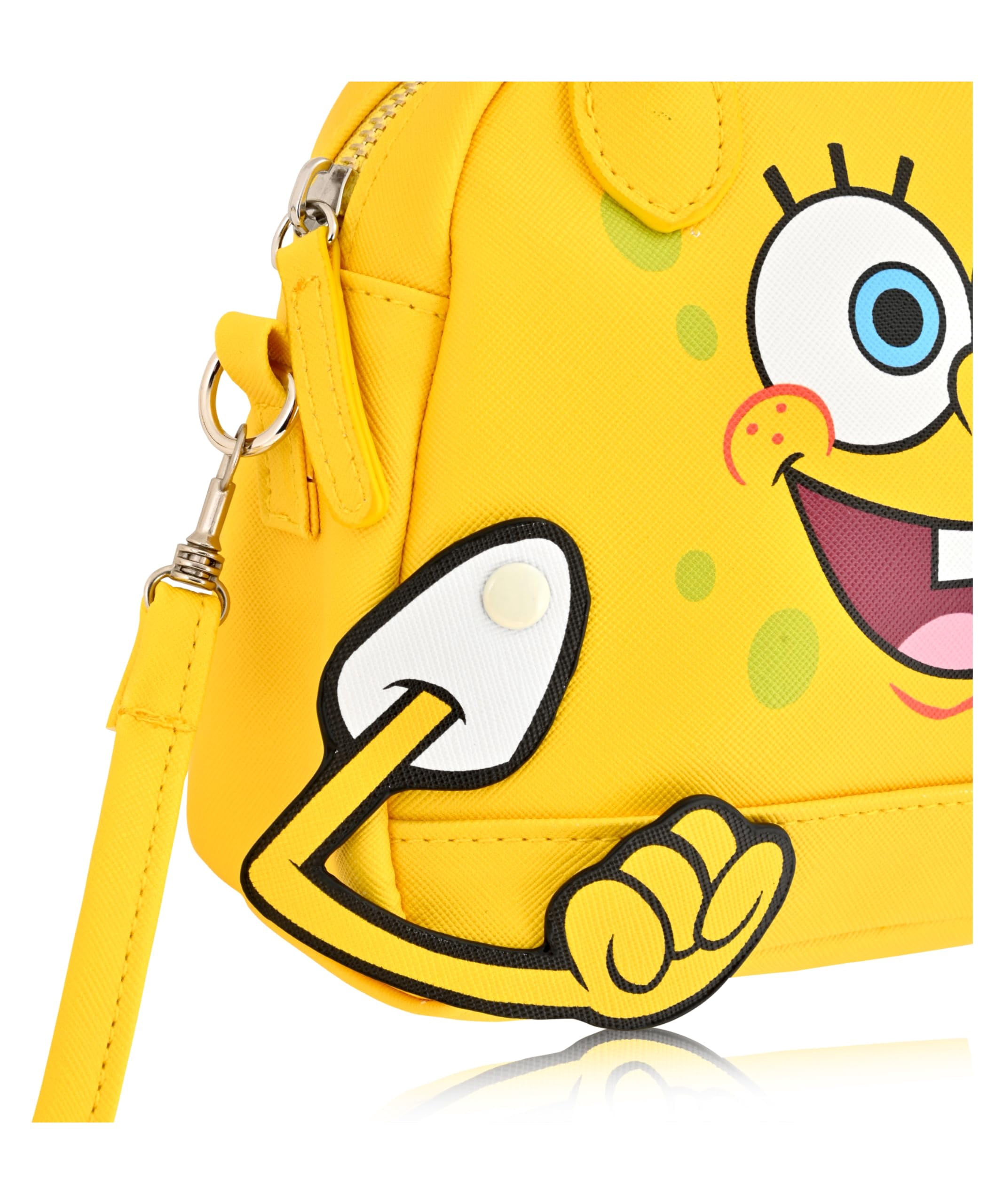 Spongebob Squarepants Purse Crossbody Handbag for Women | Spongebob Squarepants Leather Women's Shoulder Handbag