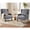 Gray, variant on Accent Chair for Living Room Chairs Upholstered Oversized Reading Chair Accent Chairs for Living Room Chair Arm Chair with High Back and Wood Legs,Armchair Comfy Chair for Bedroom(Green Floral)
