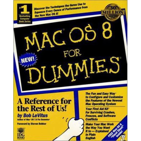 Pre-Owned Mac OS 8 for Dummies: A Reference for the Rest of Us! (Paperback) 0764502719 9780764502712