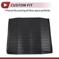 thumbnail image 3 of Unique Bargains 1 Pc Cargo Liner Rear Trunk Mat for Audi Q3 2019-2025 Rear Trunk Cargo Luggage Boot Tray Mat Black TPE Long Grid Pattern, 3 of 7