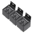 thumbnail image 1 of 3pcs jd1912 dc12v Bobina 40a 4pin relé electromagnético automotriz Negro, 1 of 1