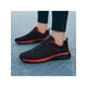 thumbnail image 4 of Zapatillas de correr para hombre, ligeras, cómodas, informales, deportivas, de malla, extra anchas, para trabajo, gimnasio, sin cordones, para tenis, para caminar, 4 of 7