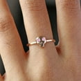 thumbnail image 3 of Pink Sapphire Skull Ring, Gothic Jewelry, Halloween Ring, 925 Sterling Sliver Ring, Handmad Jewelry, Fine Jewelry, Skull Head Ring, 3 of 5