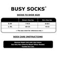 Busy Socks Men's Merino Wool Comfort Cushioned Socks, Navy, Large, 3