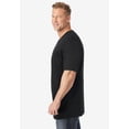 thumbnail image 3 of KingSize Men's Big & Tall Shrink-Less Lightweight Longer-Length V-Neck T-Shirt, 3 of 6