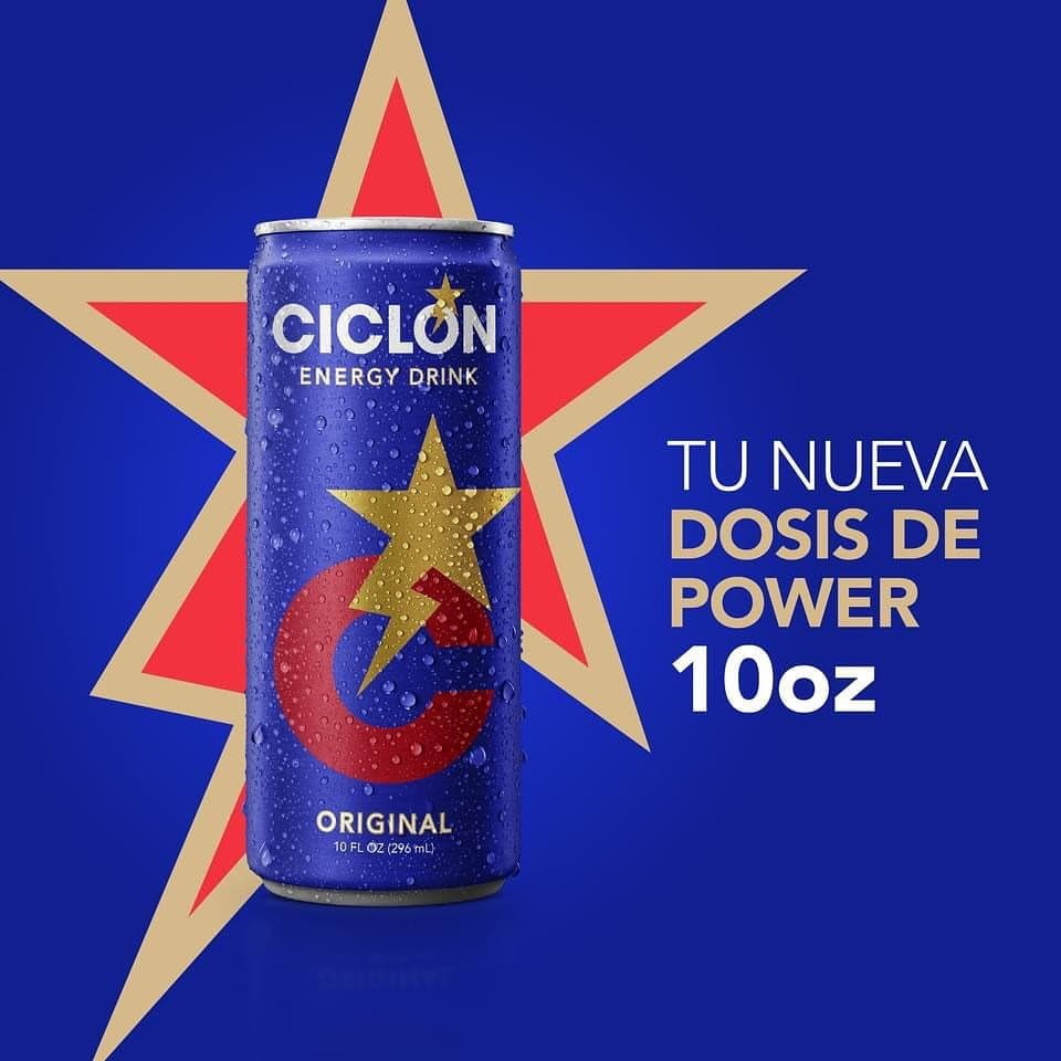 Ciclon Energy Drink Original Cans 10 Fl Oz (24 Cans)