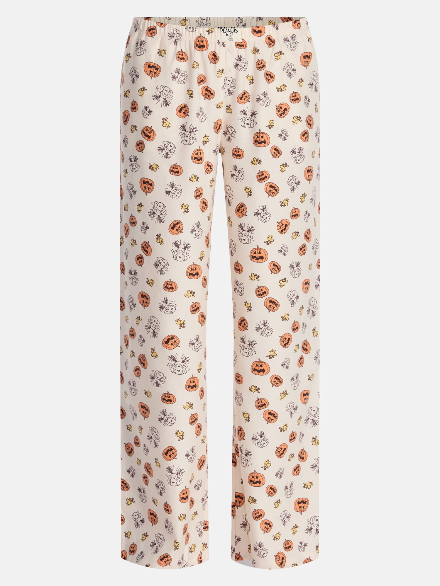 Peanuts Snoopy Women's and Women's Plus Pumpkin Sleep Pants, Sizes XS-2X